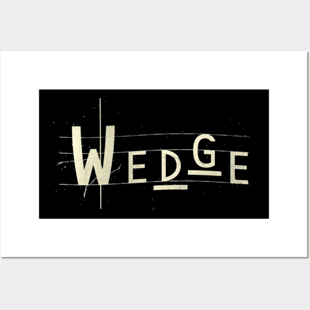 The Wedge Logo Wall Art by Sudburied